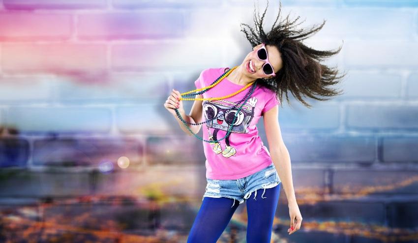 80er Jahre Nägel – bunt und schrill