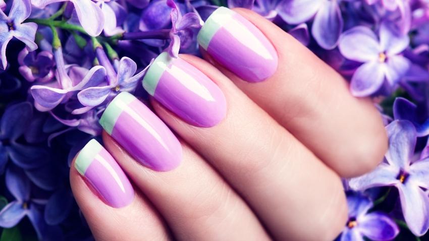 Pastel French Nails