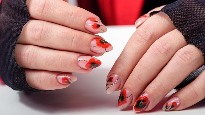 One Stroke Technik für die Nailart