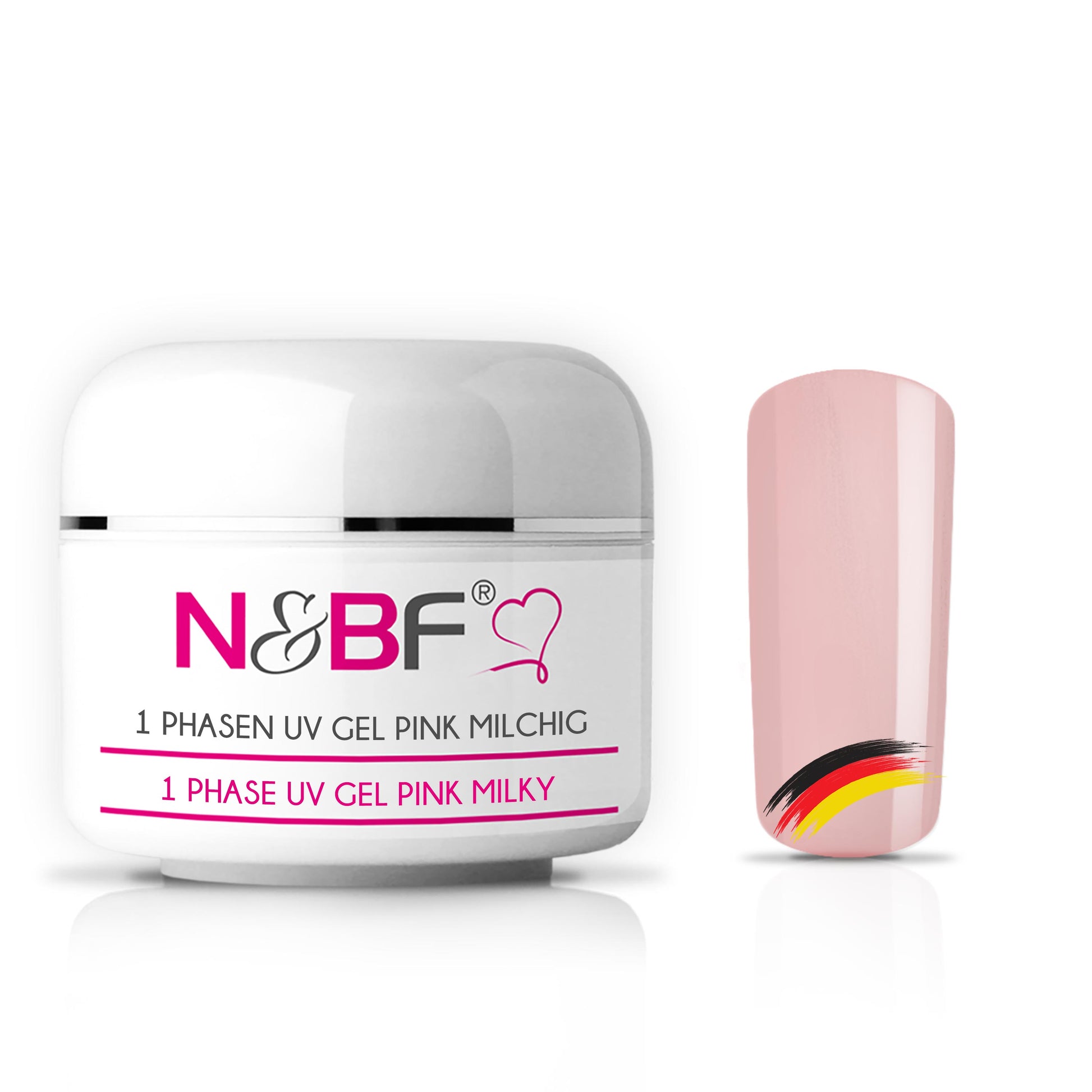 NAILS FACTORY 1 PHASEN UV GEL PINK 1 PHASE UV GEL PINK MILCHIG 30ml