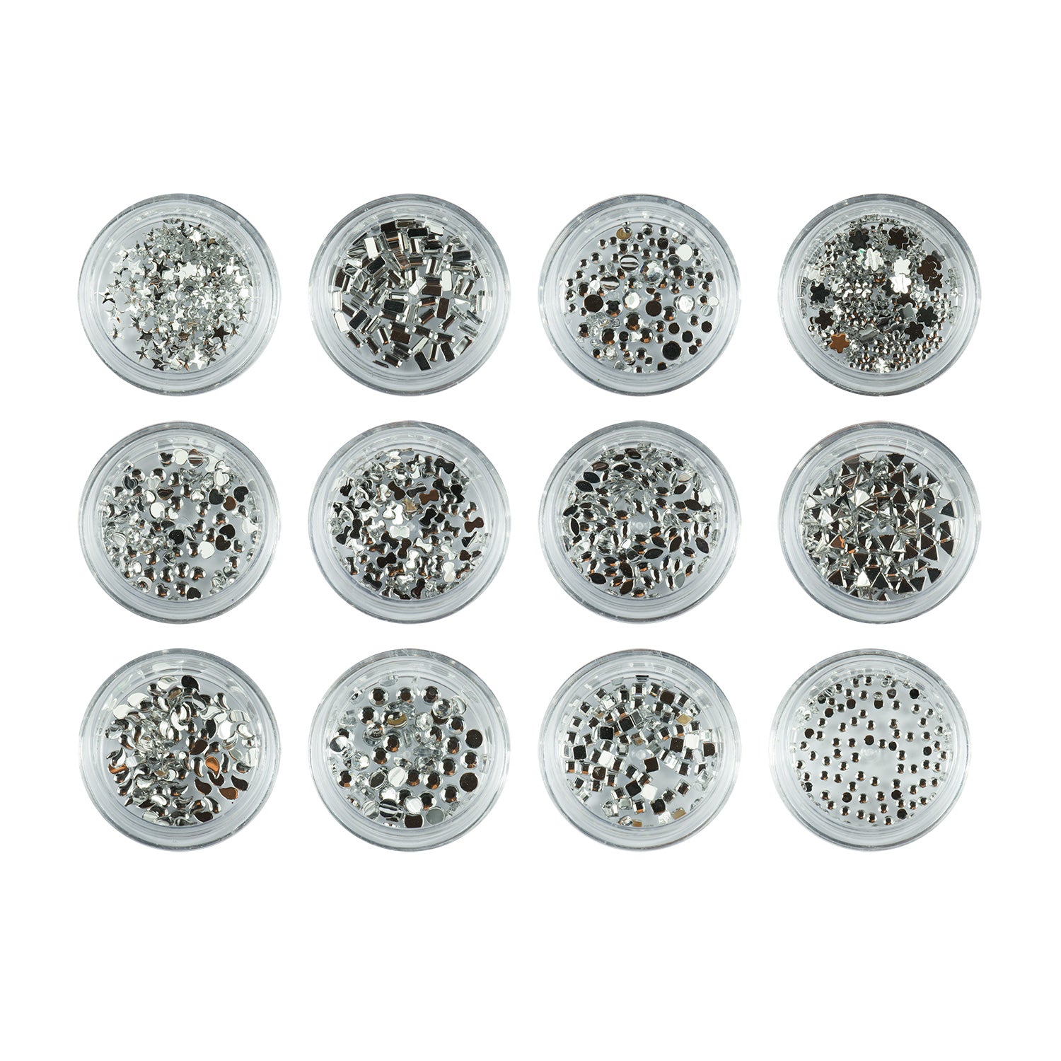 Nail Factory Strasssteine Mix Kristall 12er Set