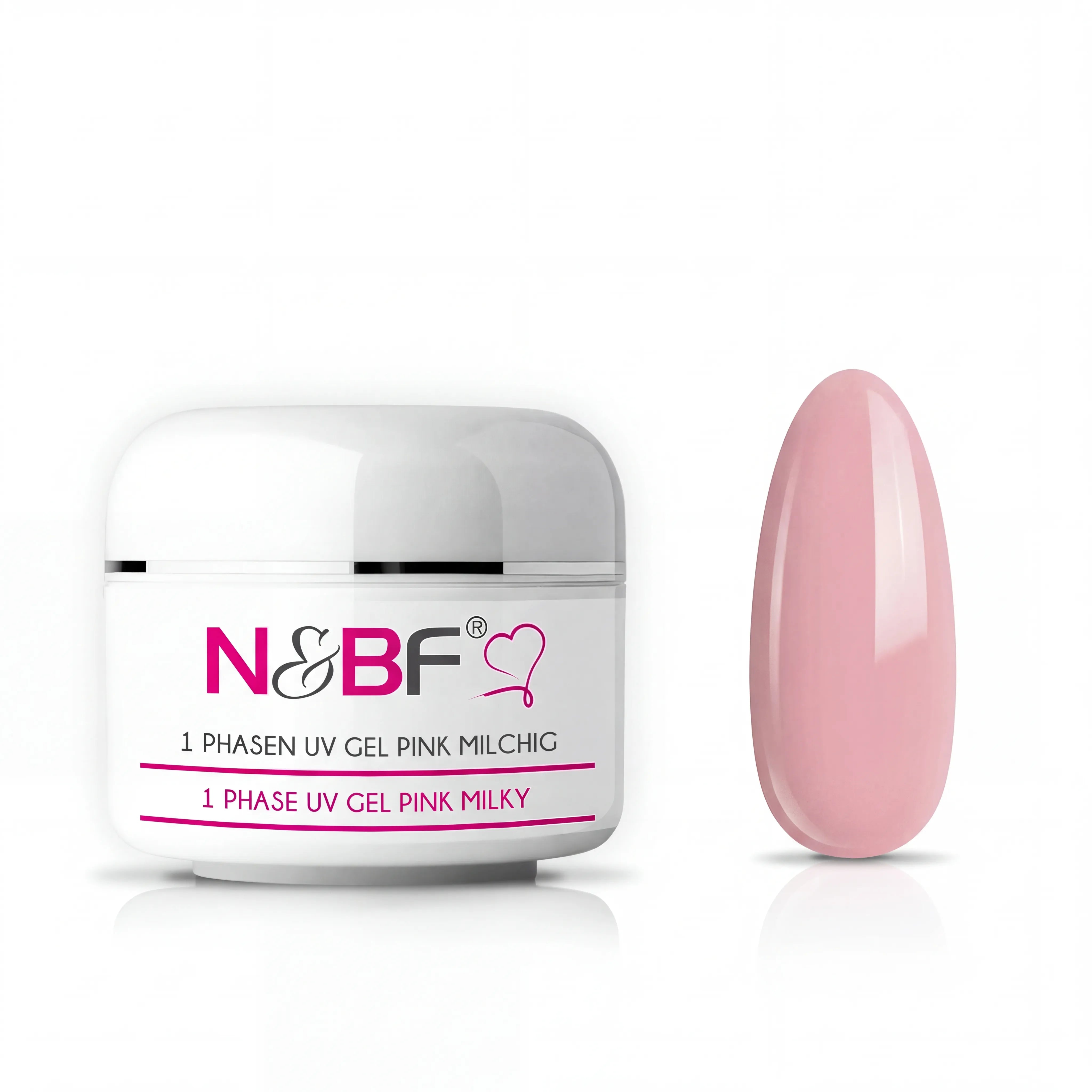 1-Phasen UV Gel pink milchig  dickviskos 15ml