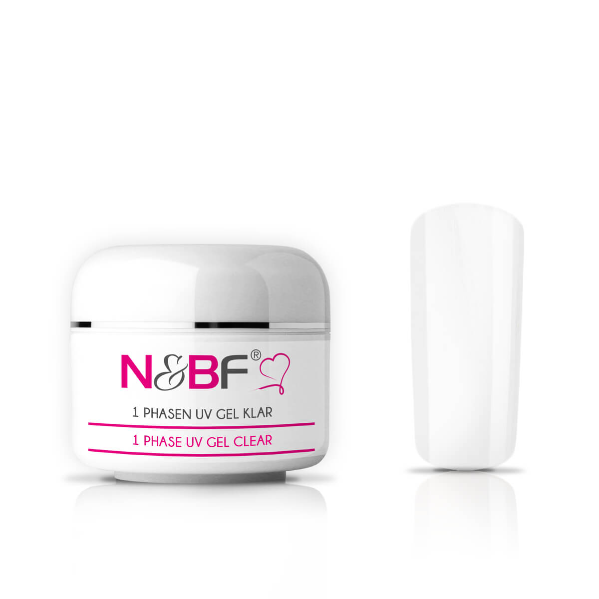 Nails Beauty Factory 1 Phasen UV Gel klar 5 ml 57527502