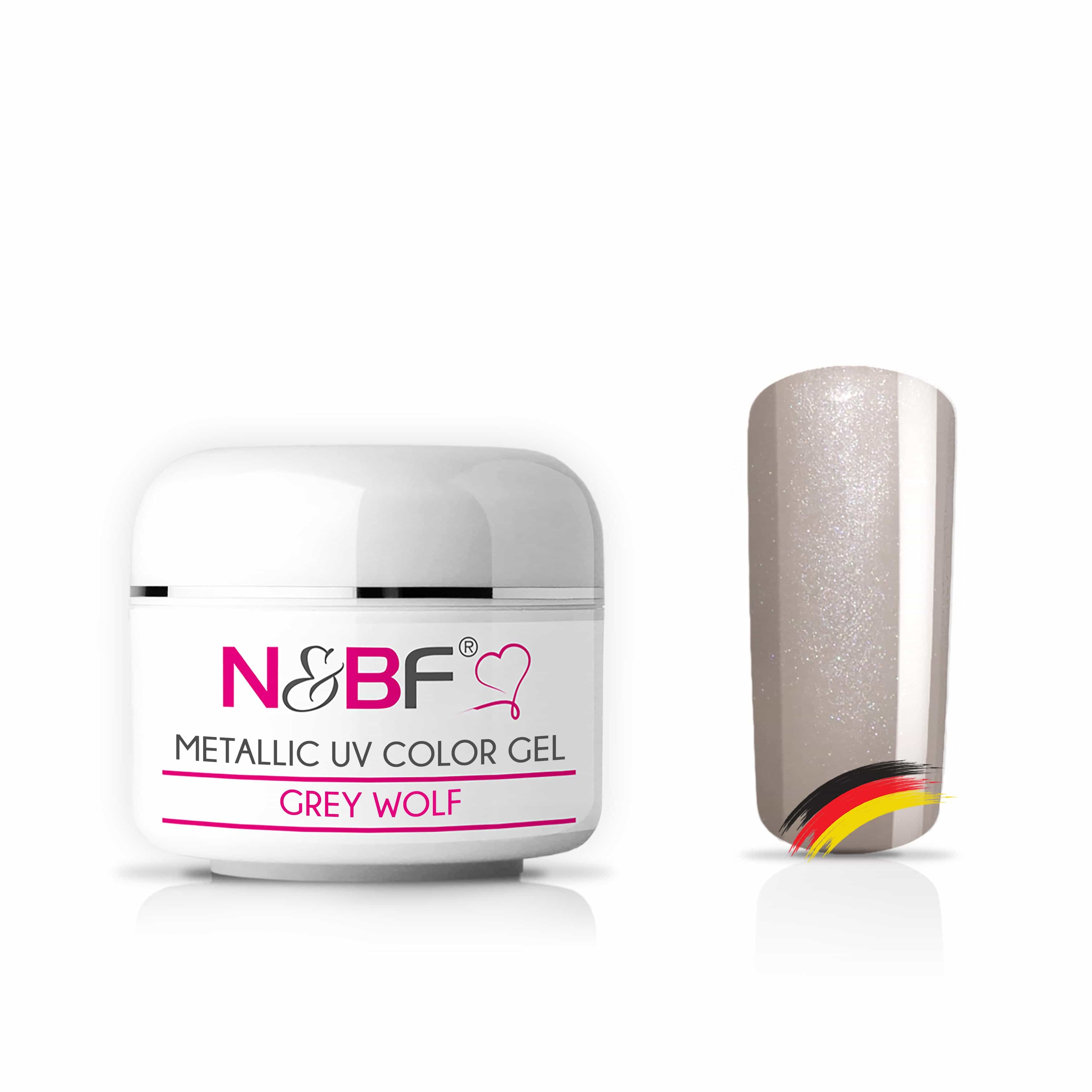 Nails Beauty Factory 2024 124133430 METALLIC UV COLOR GEL GREY WOLF MAIN