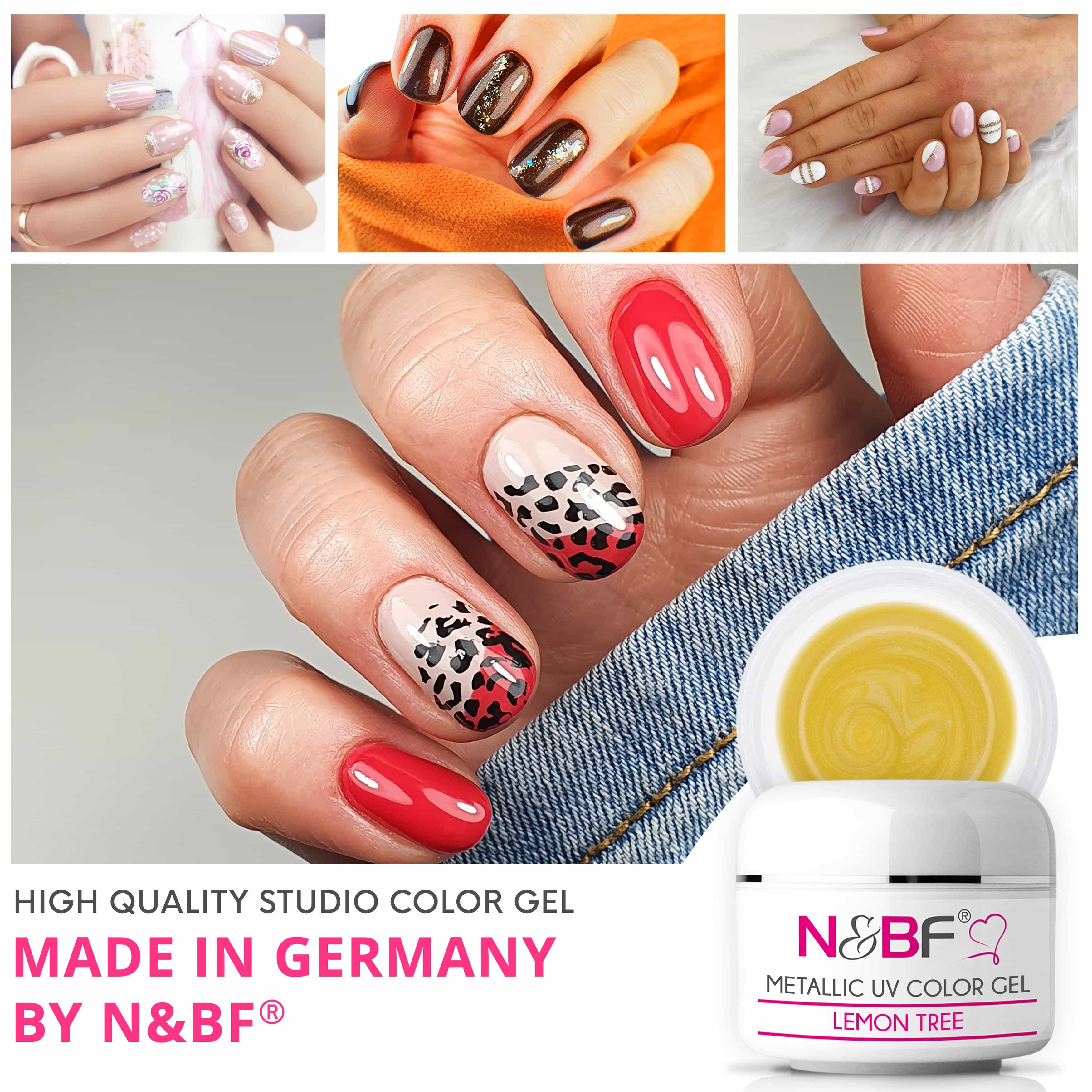 Nails Beauty Factory 2024 124133447 METALLIC UV COLOR GEL LEMON TREE 02