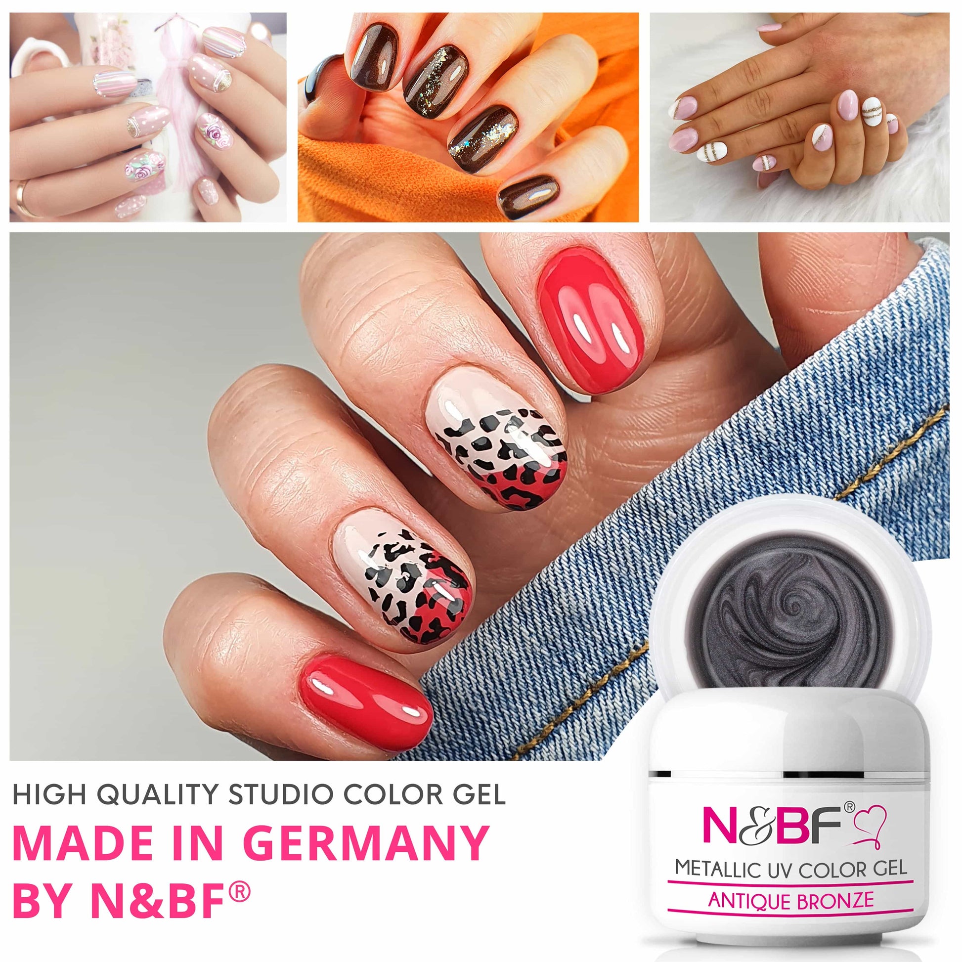 Nails Beauty Factory 2024 124133484 METALLIC UV COLOR GEL ANTIQUE BRONZE 02