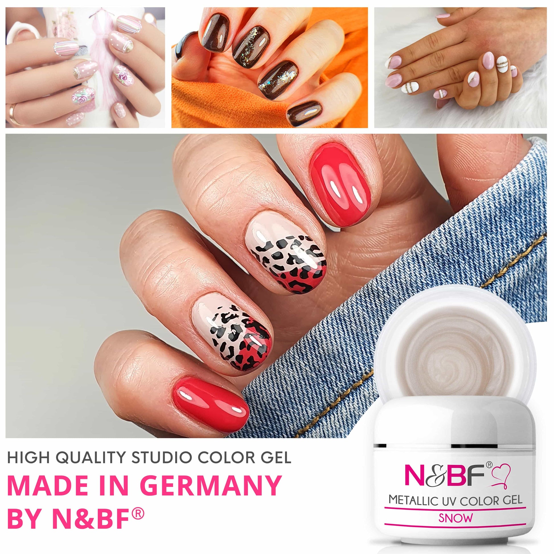 Nails Beauty Factory 2024 57526741 METALLIC UV COLOR GEL SNOW 02