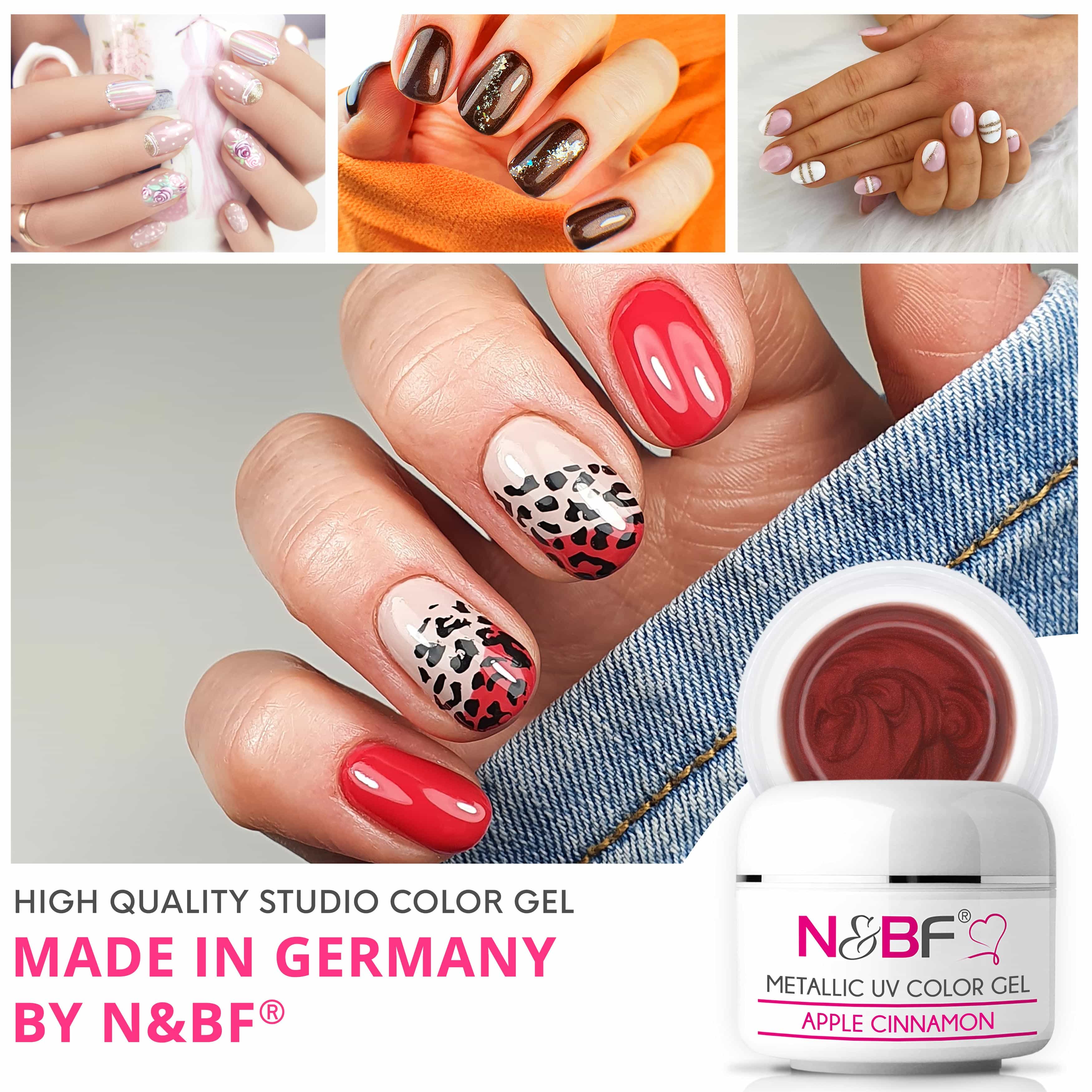 Nails Beauty Factory 2024 57526742 METALLIC UV COLOR GEL APPLE CINNAMON 02