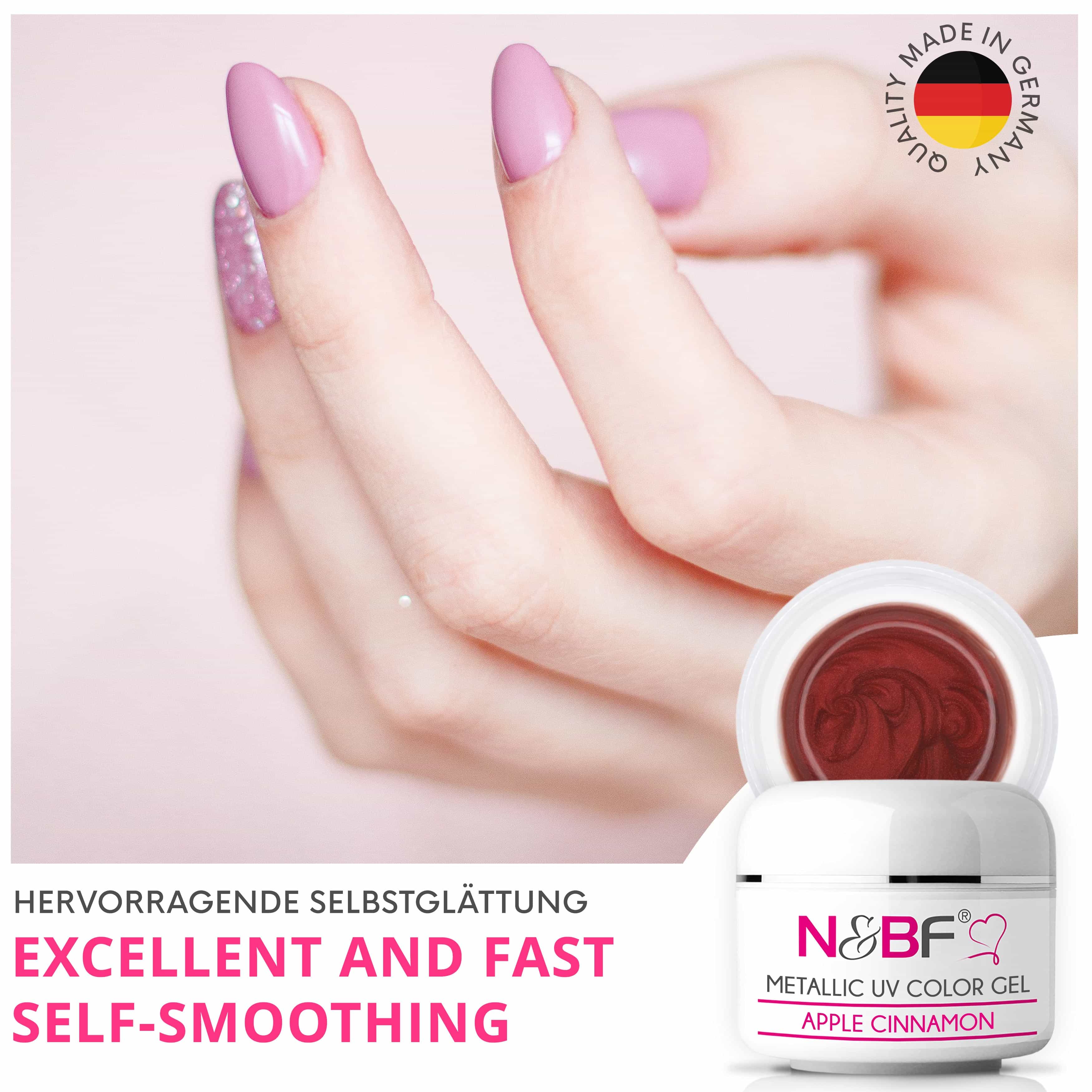 Nails Beauty Factory 2024 57526742 METALLIC UV COLOR GEL APPLE CINNAMON 04