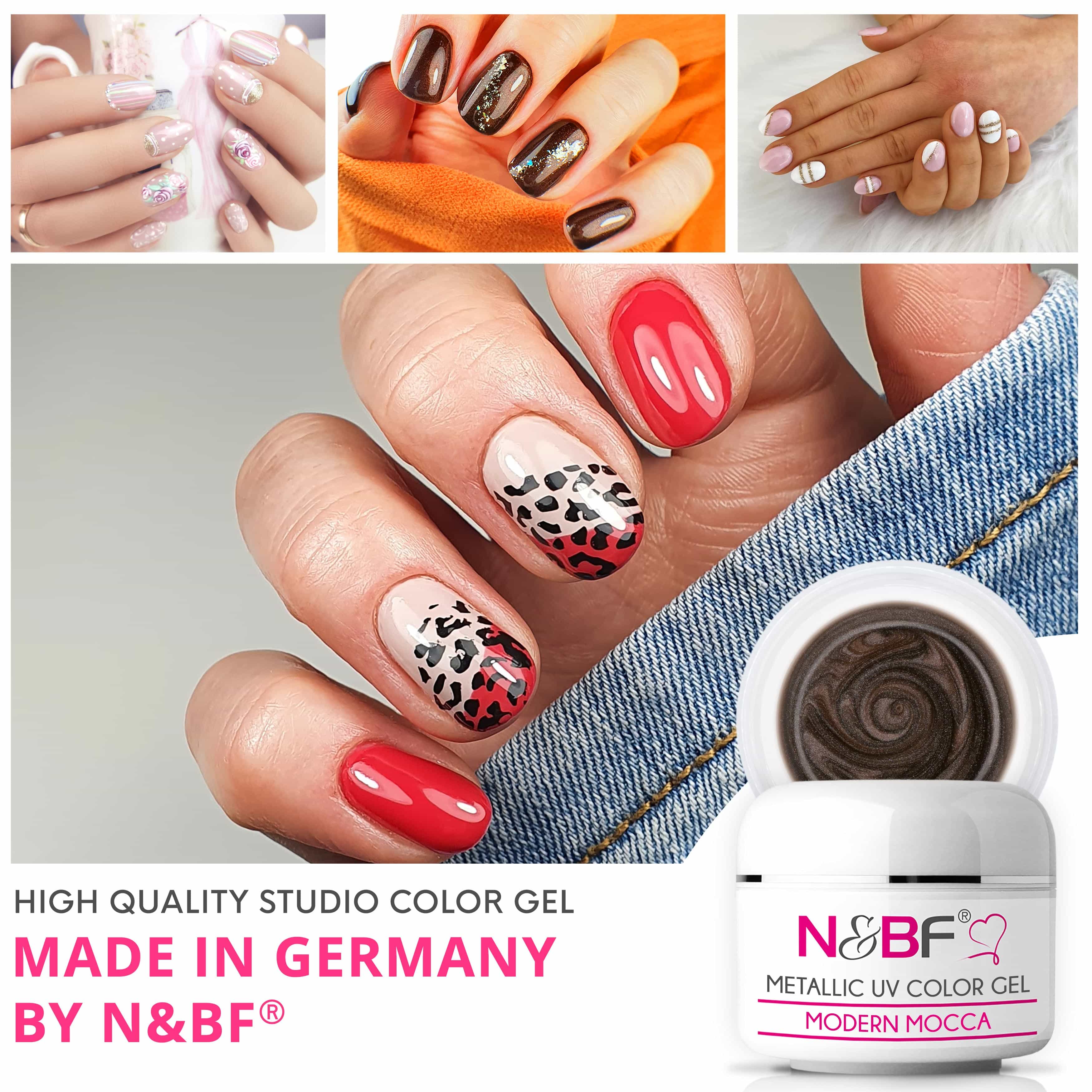 Nails Beauty Factory 2024 57526743 METALLIC UV COLOR GEL MODERN MOCCA 02