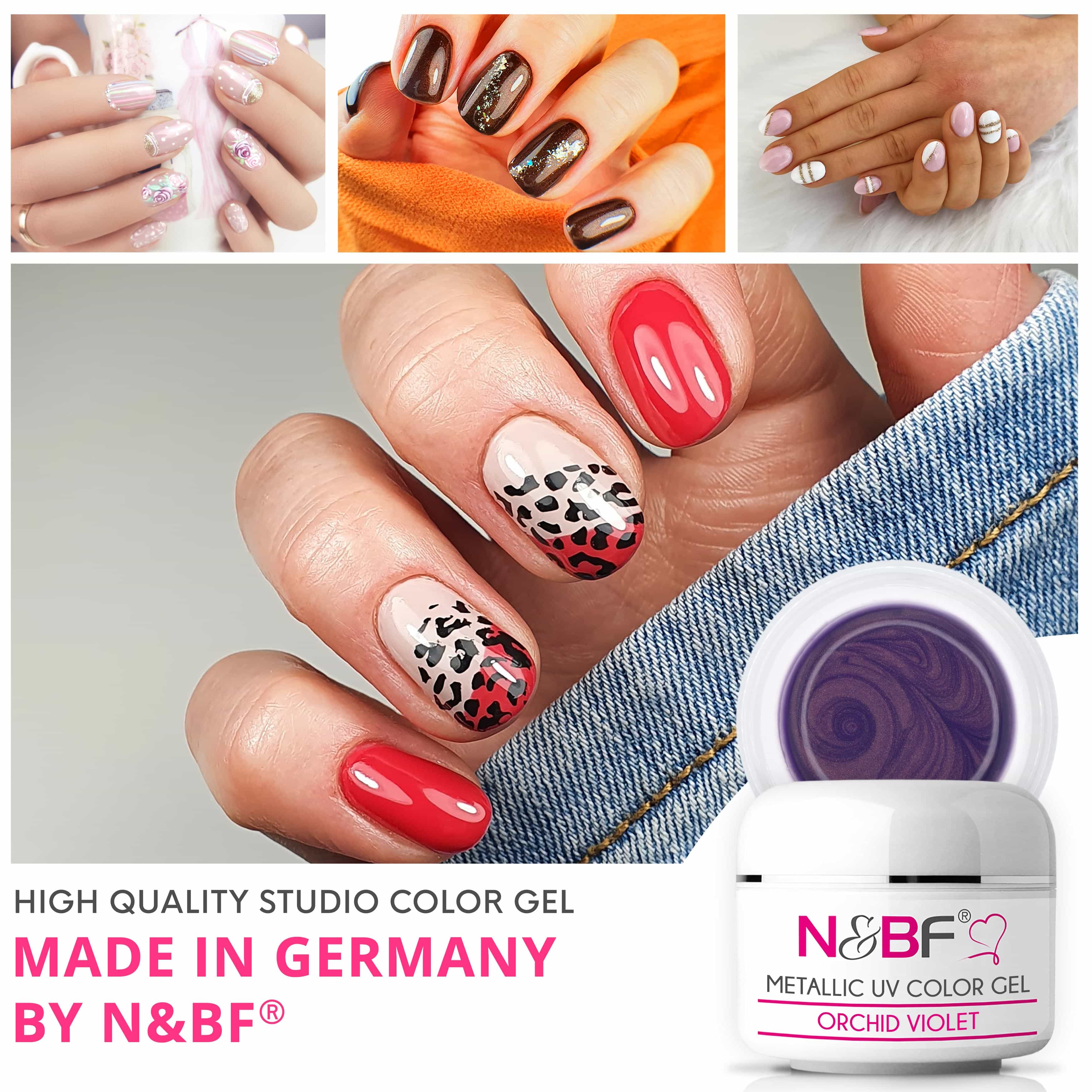 Nails Beauty Factory 2024 57526746 METALLIC UV COLOR GEL ORCHID VIOLET 02