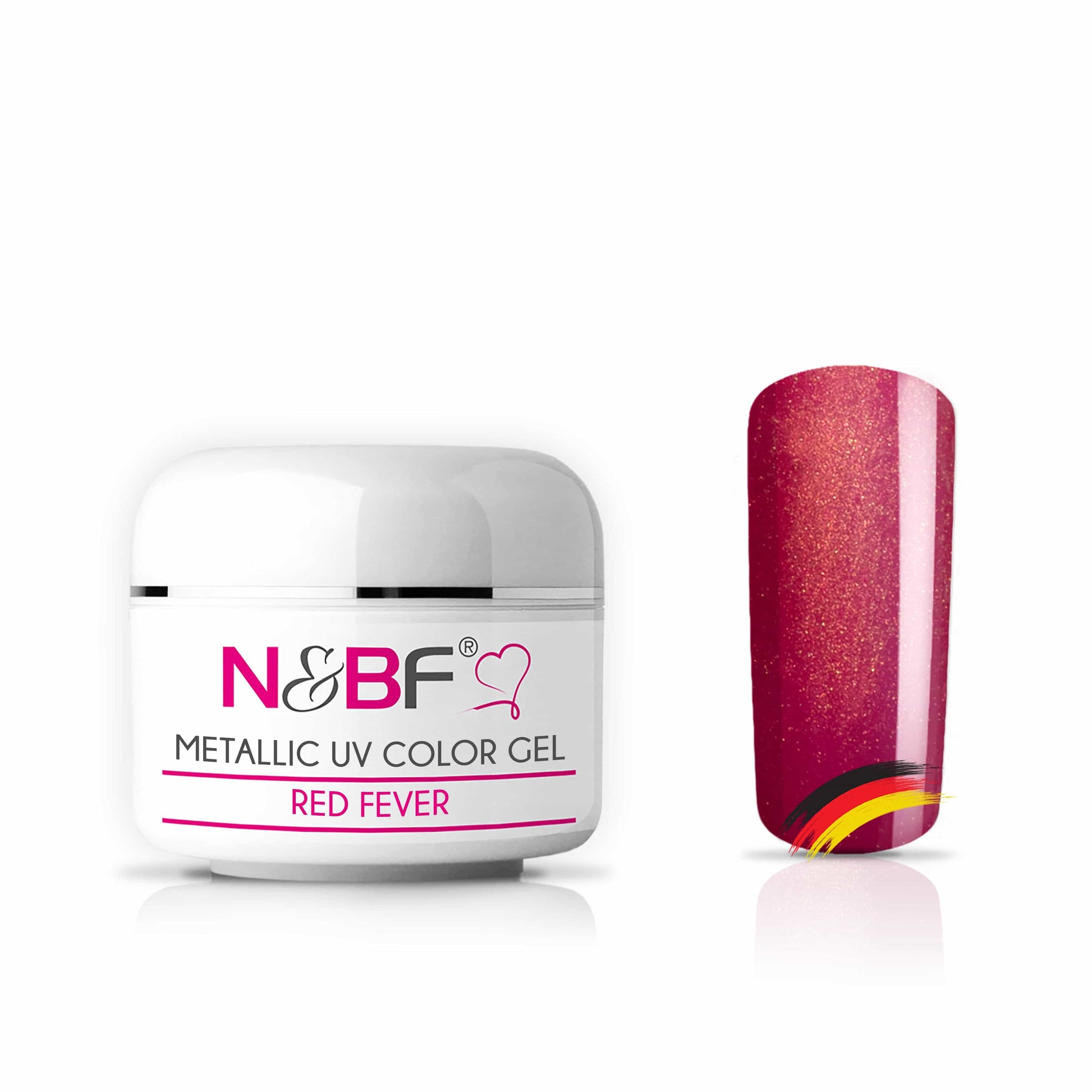 Nails Beauty Factory 2024 57526999 METALLIC UV COLOR GEL RED FEVER Main