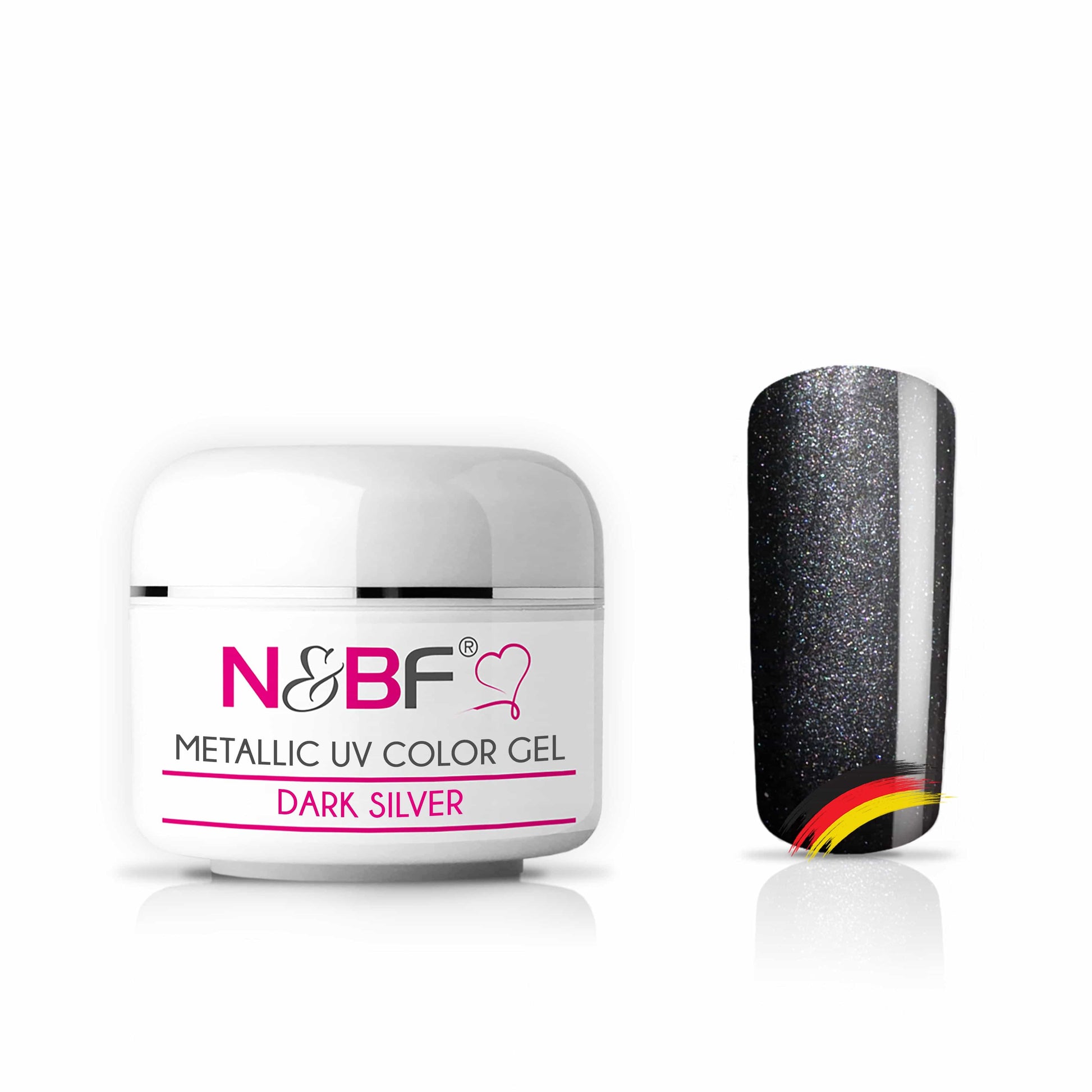Nails Beauty Factory 2024 57527004 METALLIC UV COLOR GEL DARK SILVER Main
