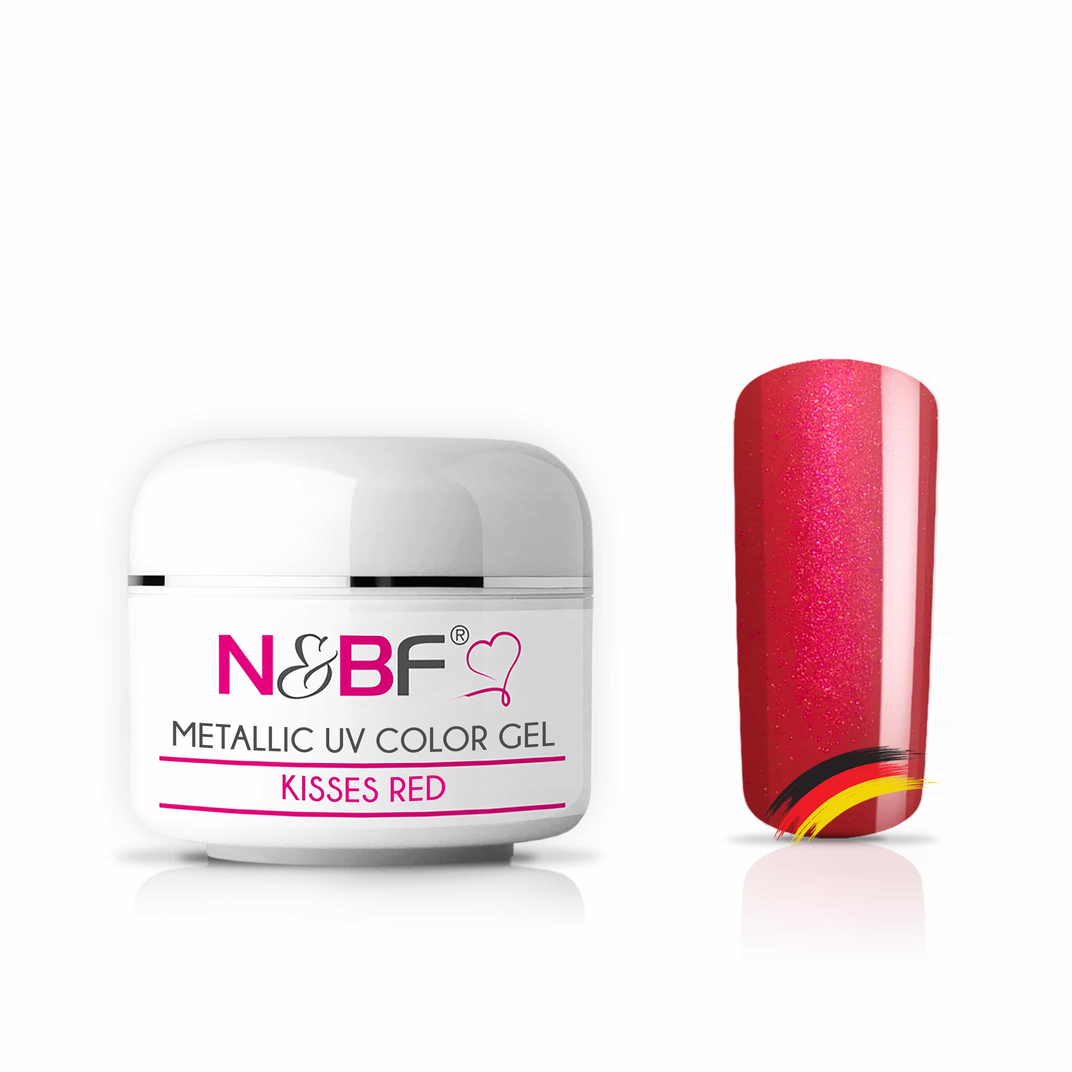 Nails Beauty Factory 2024 57527005 METALLIC UV COLOR GEL KISSES RED Main
