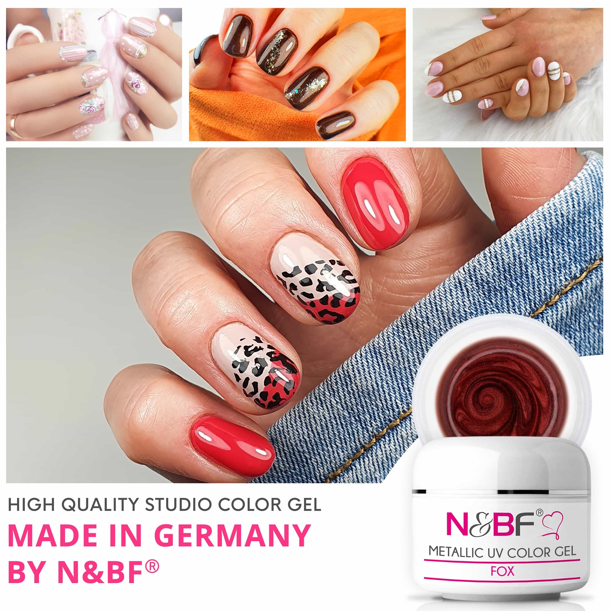 Nails Beauty Factory 2024 57527007 METALLIC UV COLOR GEL FOX 02