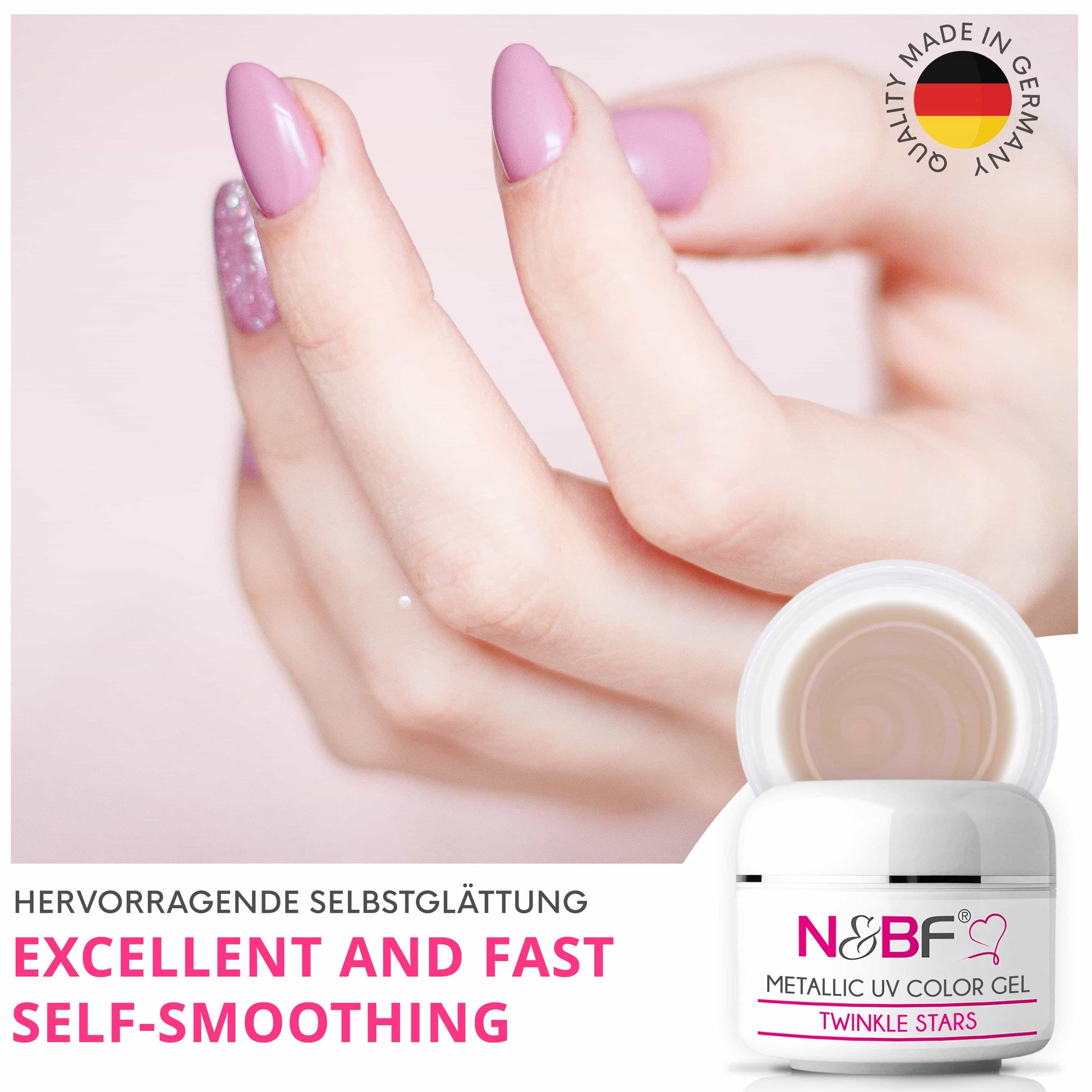 Nails Beauty Factory 2024 57527008 METALLIC UV COLOR GEL TWINKLE STARS 04