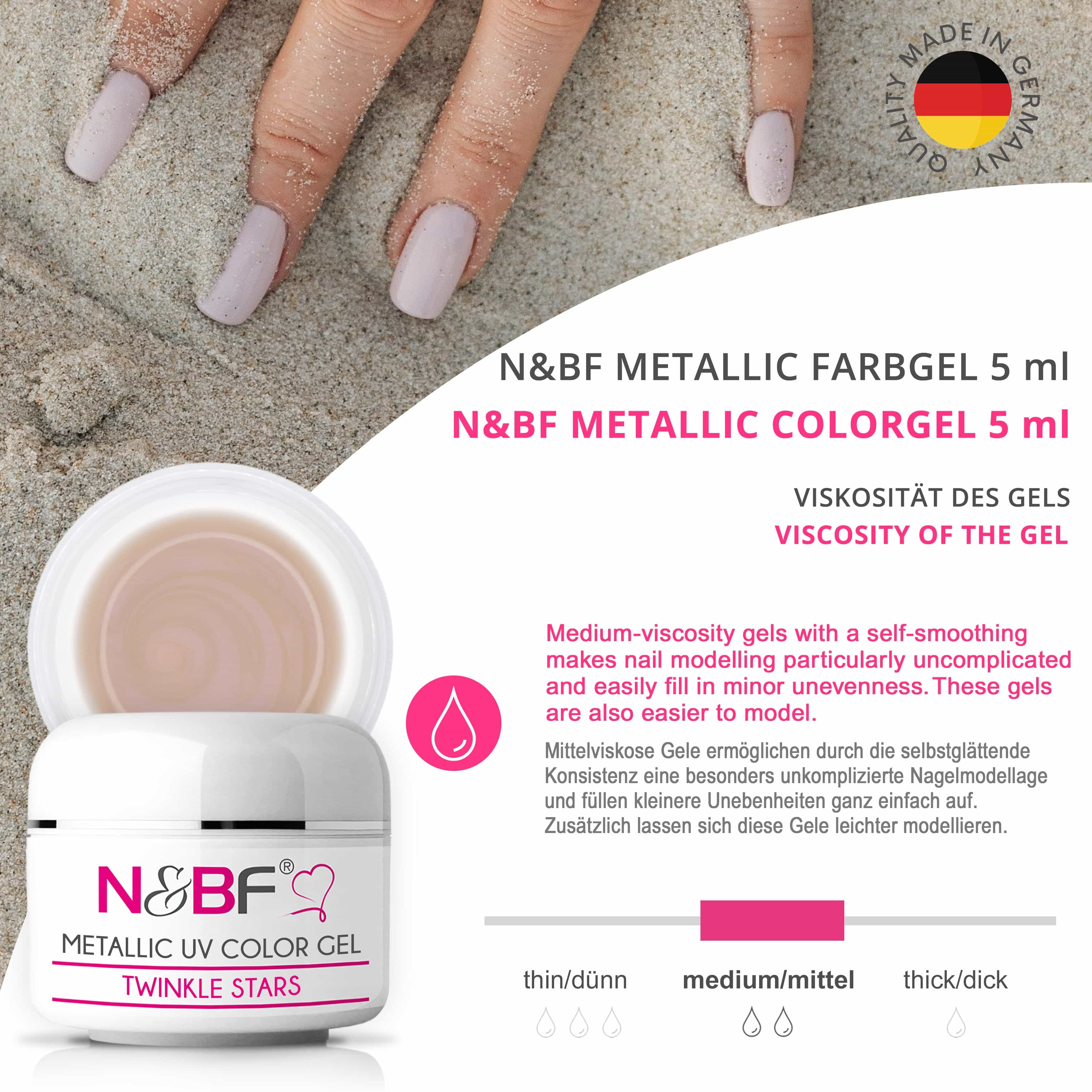 Nails Beauty Factory 2024 57527008 METALLIC UV COLOR GEL TWINKLE STARS 07