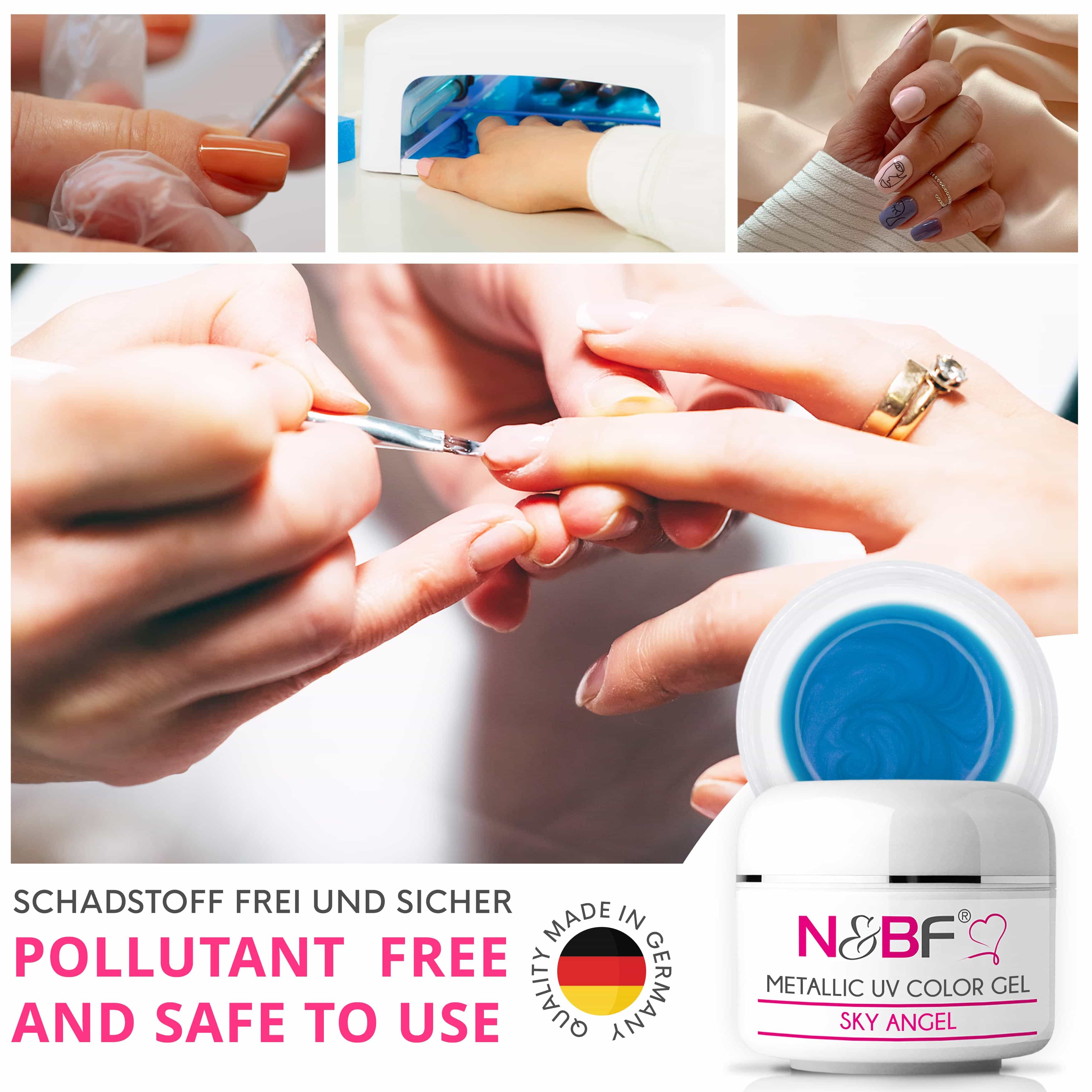 Nails Beauty Factory 2024 57527019 METALLIC UV COLOR GEL SKY ANGEL 08