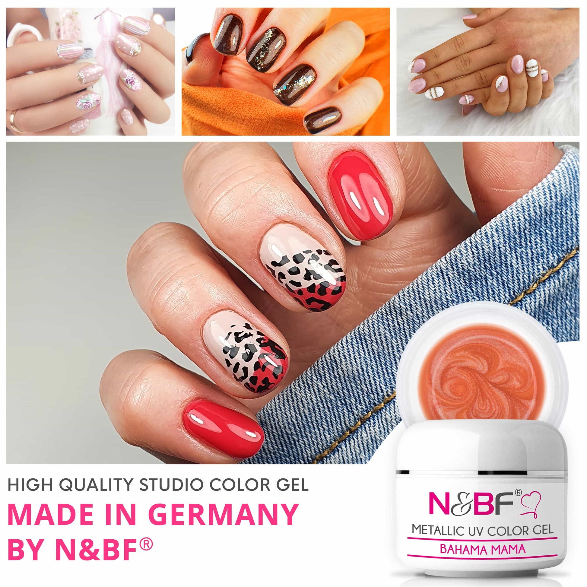 Nails Beauty Factory 2024 58191806 METALLIC UV COLOR GEL BAHAMA MAMA 02