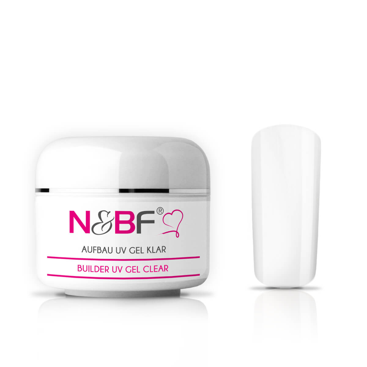 Nails Beauty Factory Aufbau UV Gel Klar 15 ml 57526903