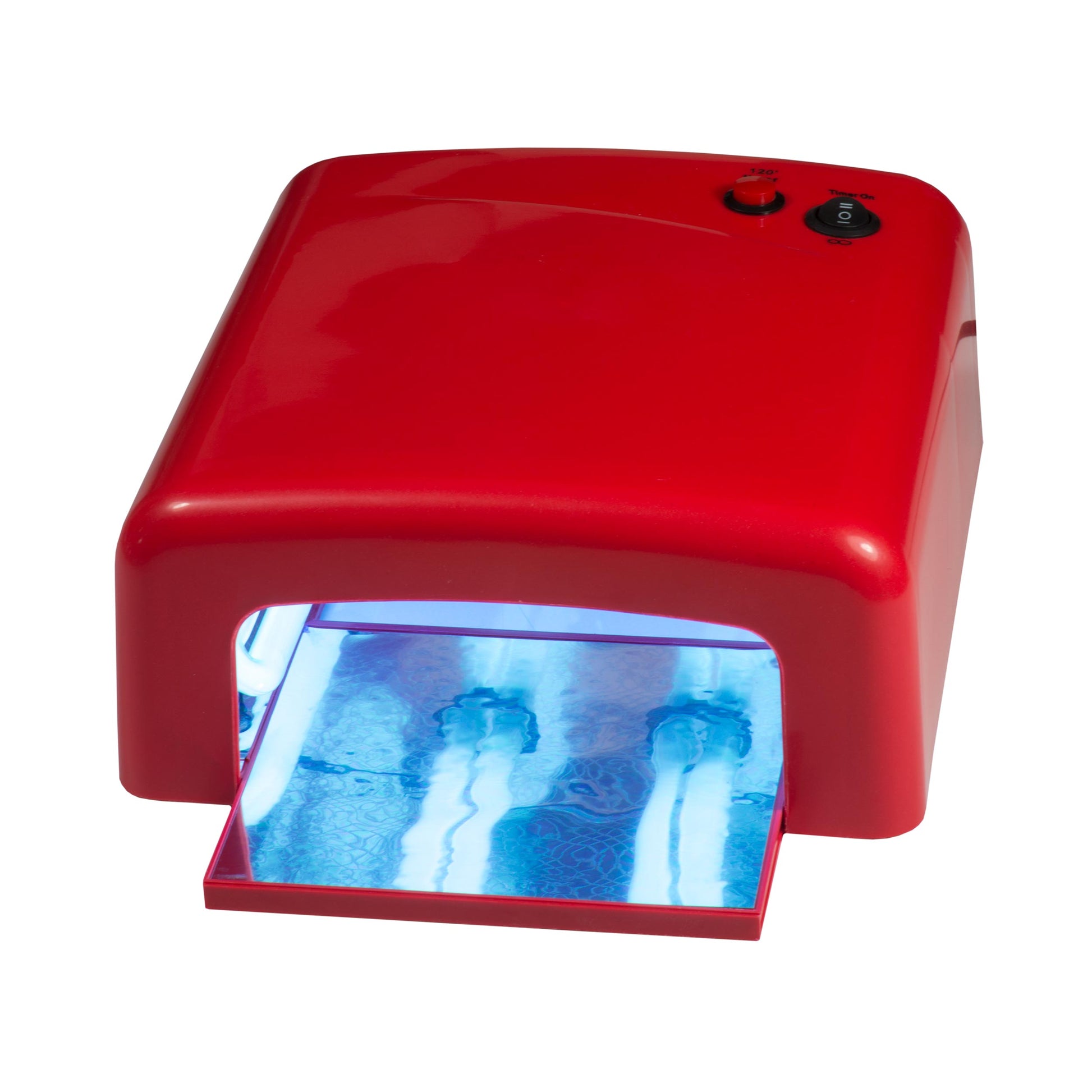 Nails Beauty Factory Lichthaertungsgeraet eckig Rot