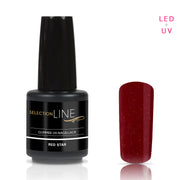Nails Beauty Factory Selection Line Glimmer UV Nailpolish Red Star 15 ml 125000377