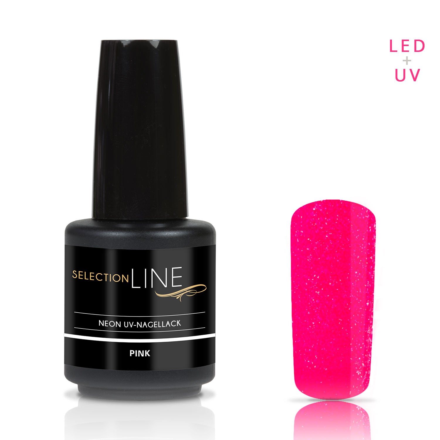 Nails Beauty Factory Selection Line Neon UV Nail polish Pink 15 ml 123924105