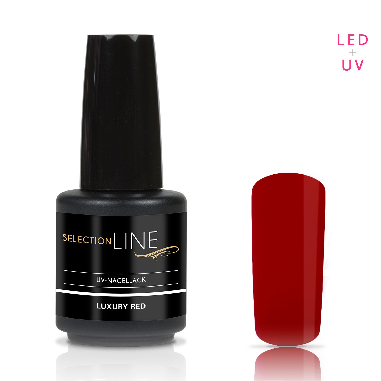 Nails Beauty Factory Selection Line UV Nailpolish Luxury Red 15 ml 125000369