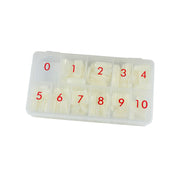 Nails Factory Classic Nagel Tips Sortierbox 500 St uck Gr osse 1 105644726898317