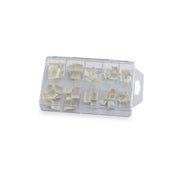 Nails Factory French Nagel Tips milchig Srotierbox 100 Stueck geschlossen564df798987c1