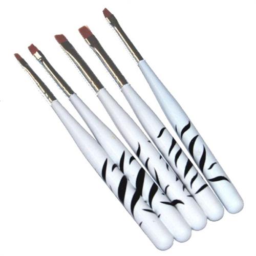 Nails Factory Gel Pinsel 5er Spar Set