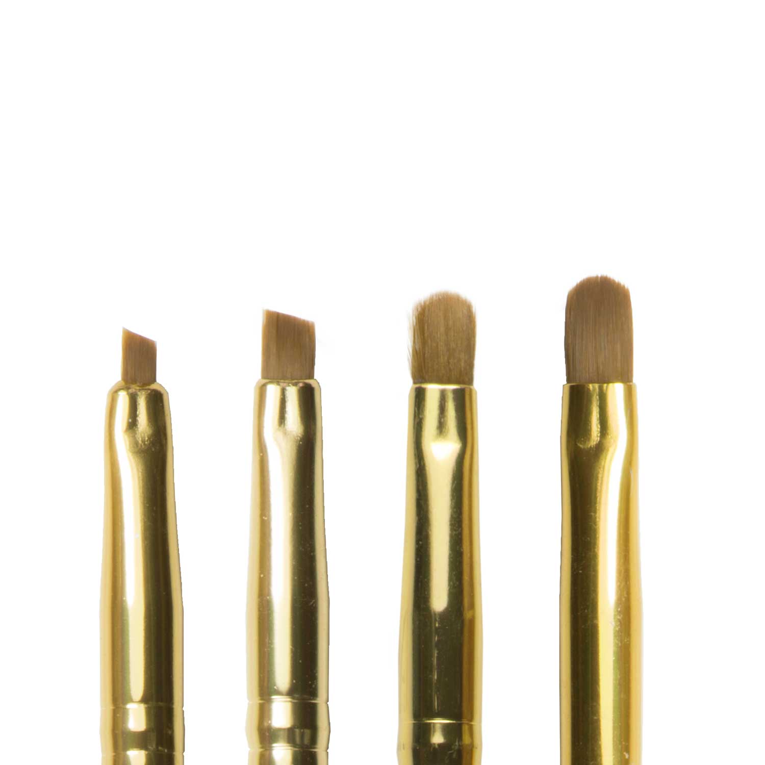 Nails Factory Gel Pinsel Gold 4er Set Koepfe56607e04f0a16