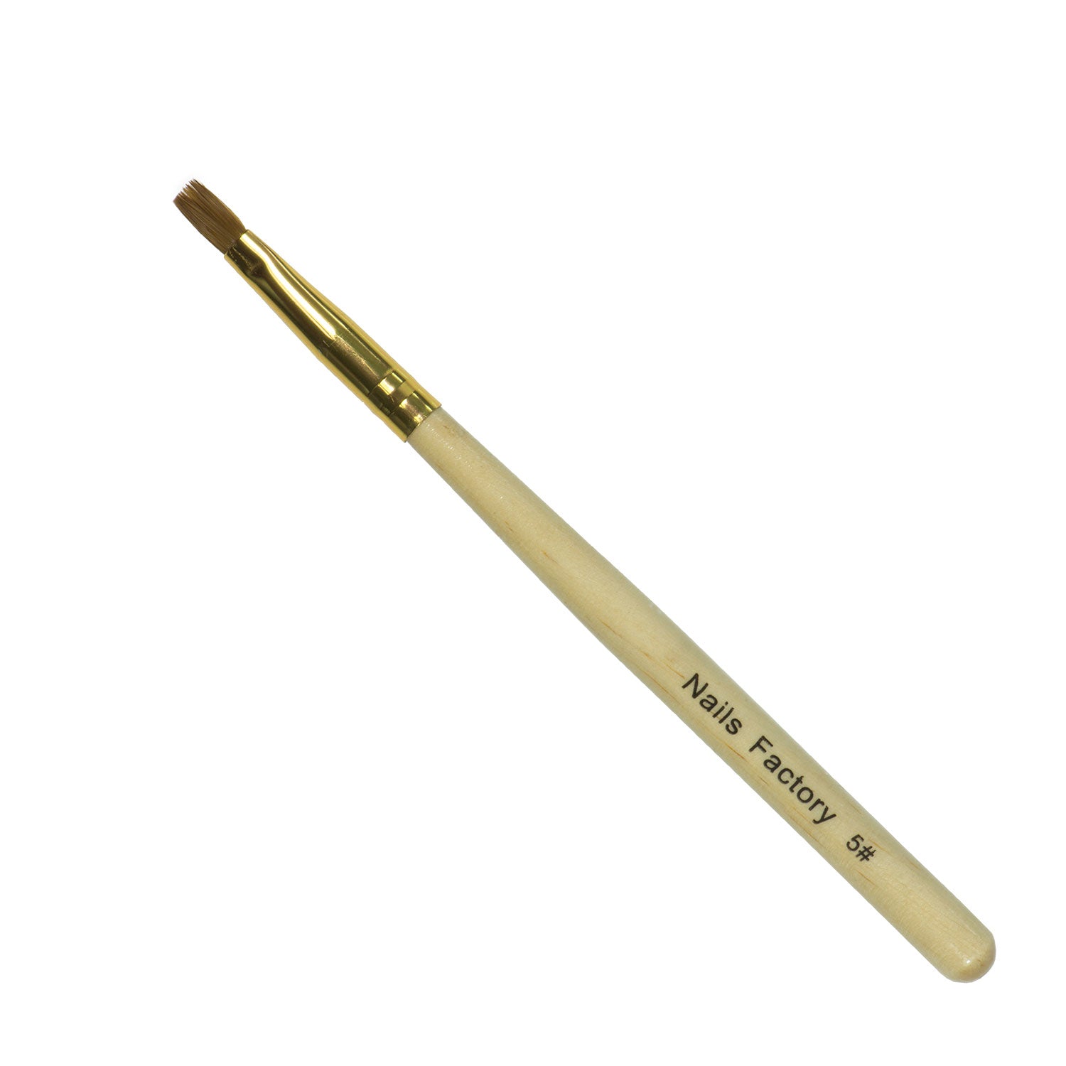 Nails Factory Gel Pinsel Gold Lang No 5