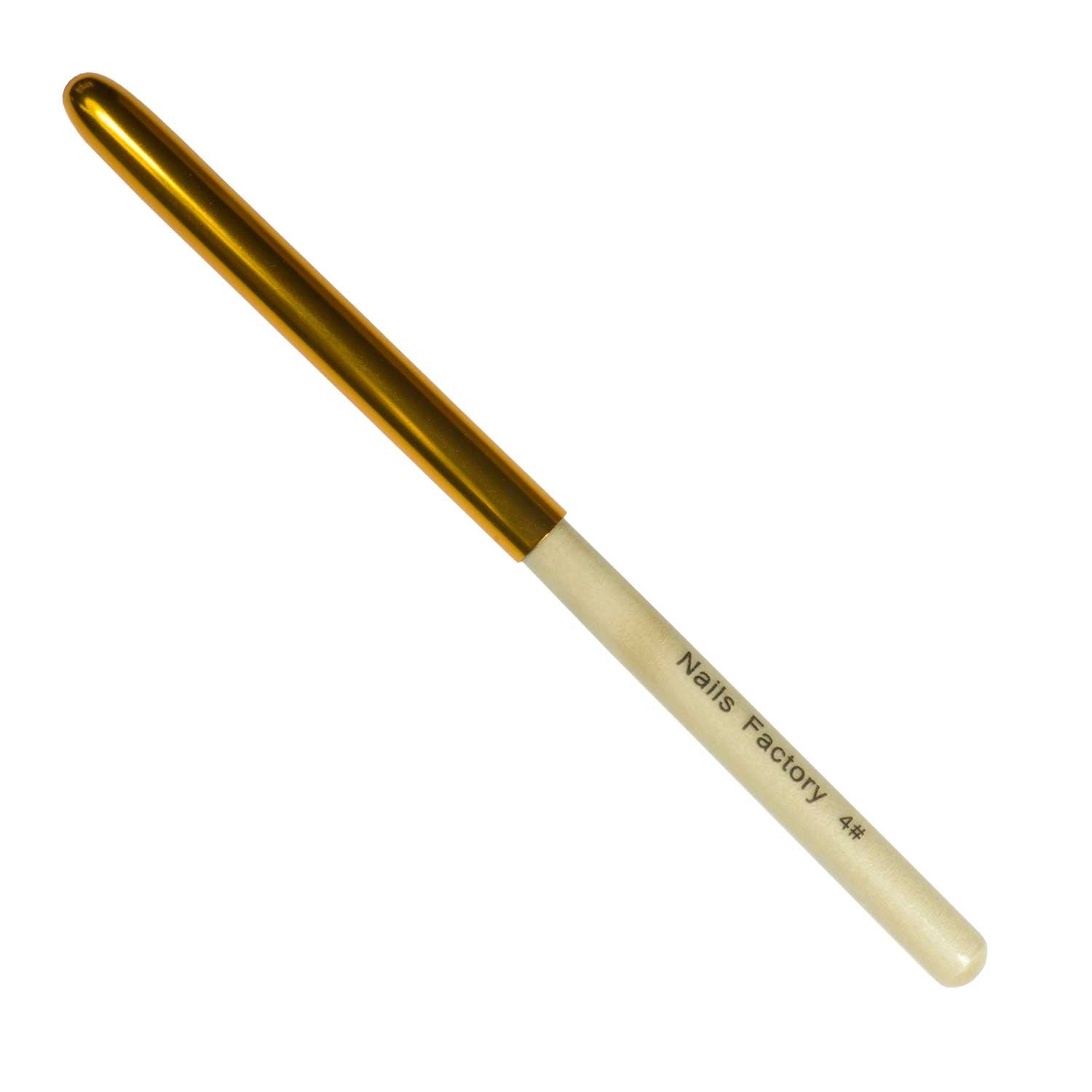 Nails Factory Gel Pinsel Rund No 4 mit Kappe