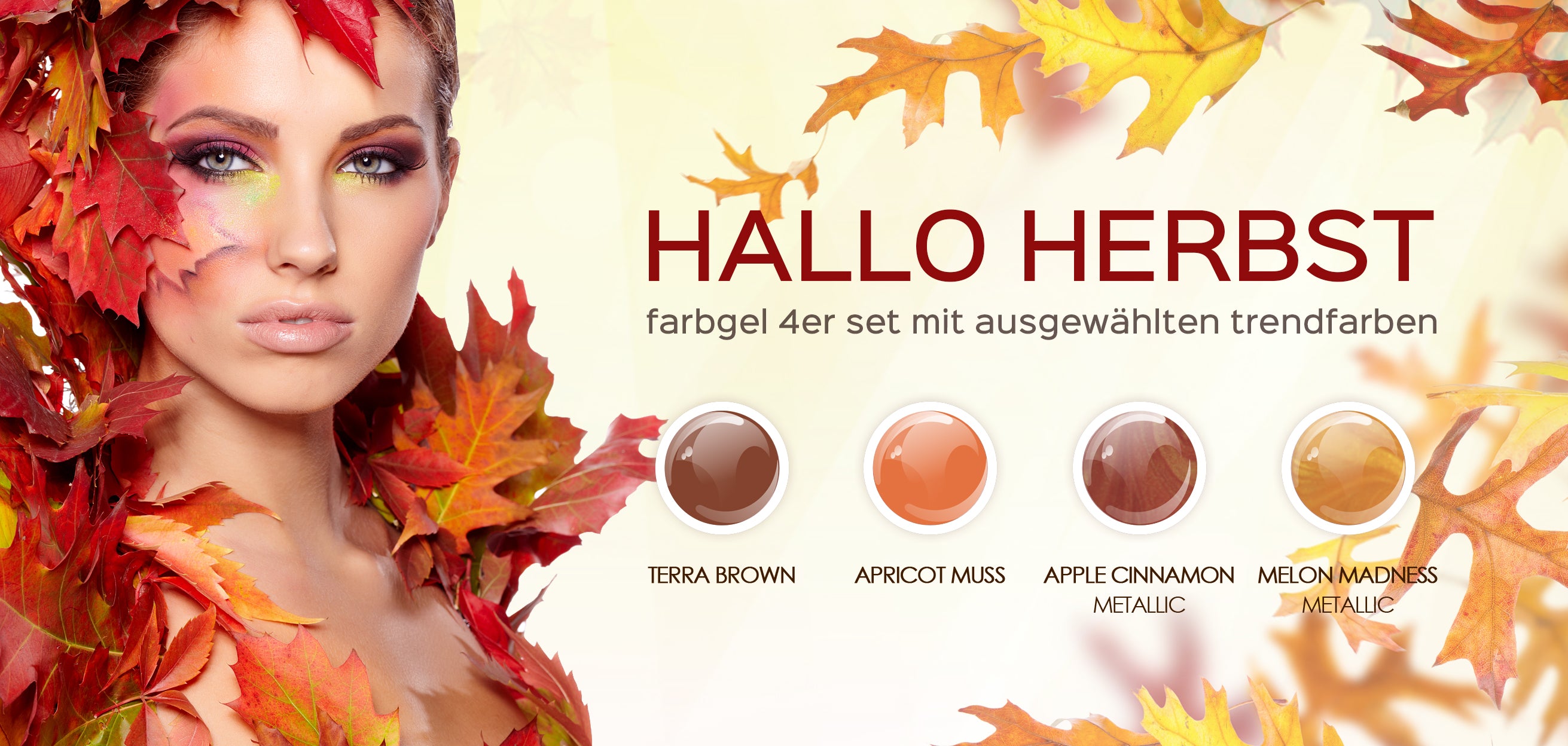 Nails Factory Hallo Herbst Farbgel 4er Set560964b7b20fb