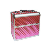 Nails Factory Kosmetikkoffer Aluminium Ros e Diamonds closed