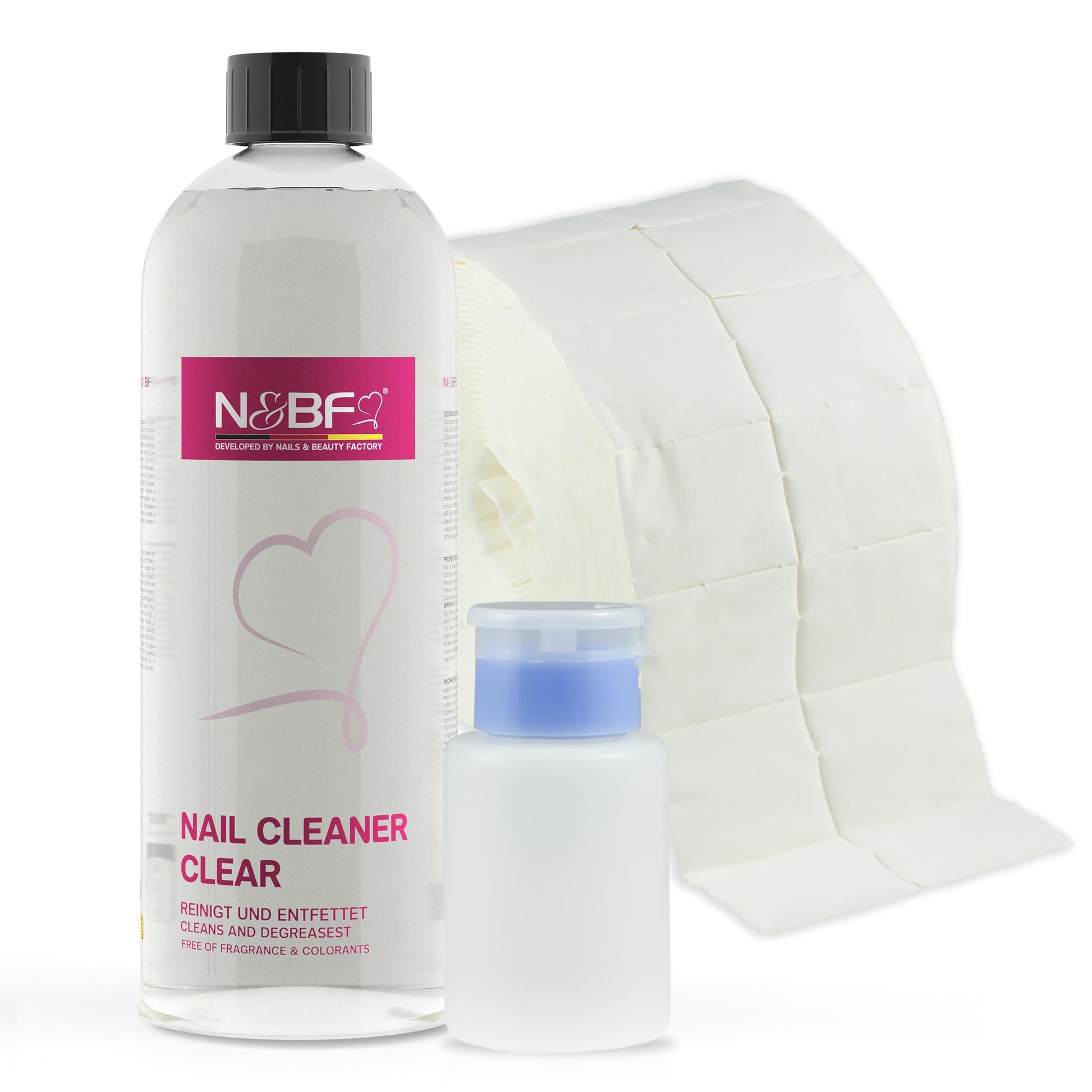 Nails Factory Nagel Cleaner Set IPA Blau Zelletten 25