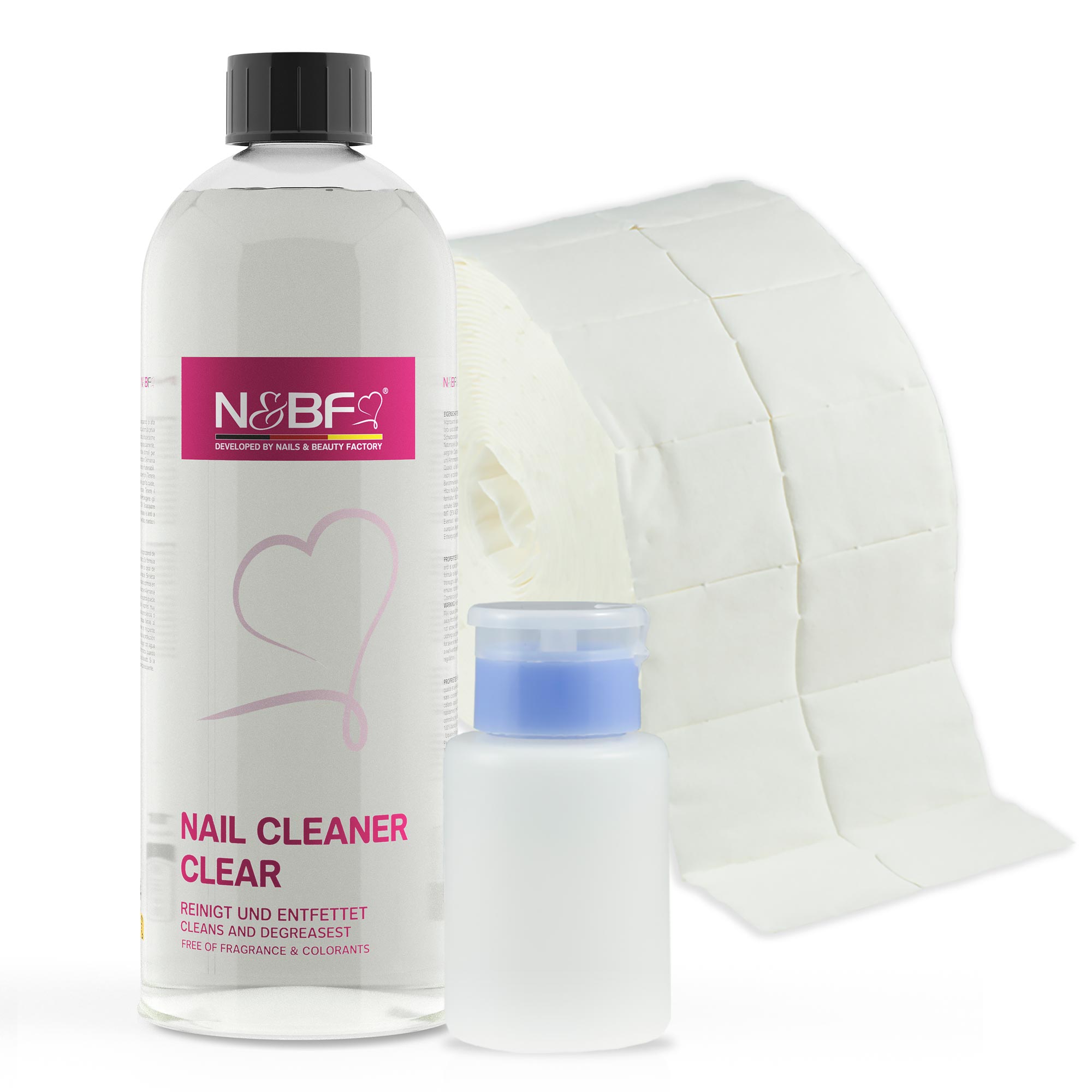 Nails Factory Nagel Cleaner Set IPA Blau Zelletten 25