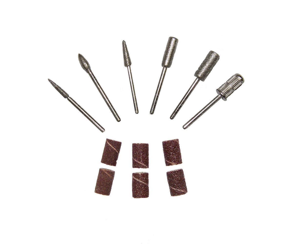 Nails Factory Nagelfr aser Set Weiss Bits