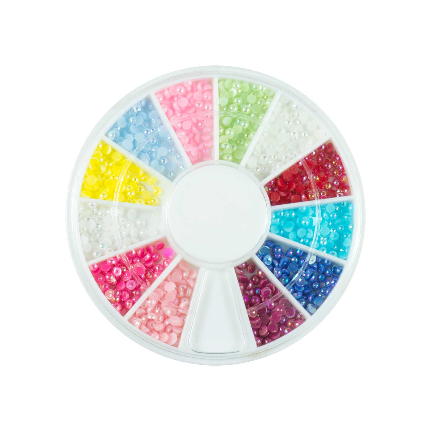 Nails Factory Nailart Pearls Rainbow Mittel 720 Stueck