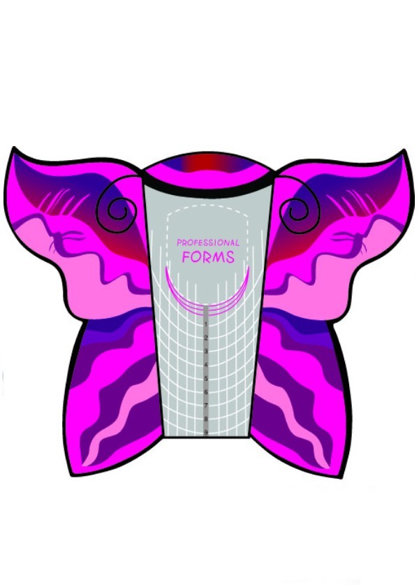 Nails Factory Schablone Butterfly 400er Rolle