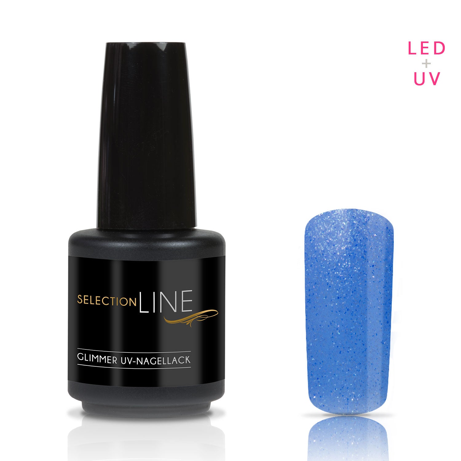 Nails Factory Selection Line Glimmer UV Nagellack Blue 15ml567887bf63057
