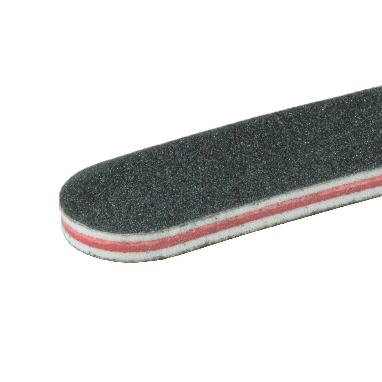 Nails Factory Selection Line Profi Nagelfeile Schwarz gebogen 10er Set nah