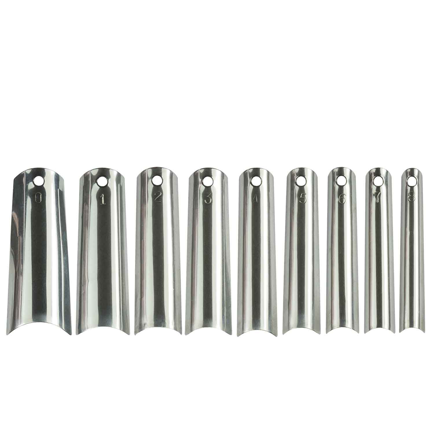 Nails Factory Single Edge Trimmer Set fuer Smile Line 9 Groessen komplett