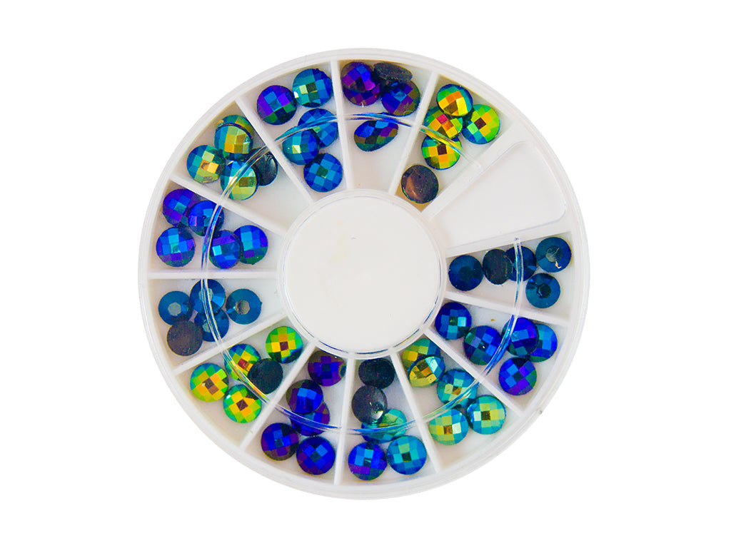 Nails Factory Strasssteine Rondell Mix Bunt Rund