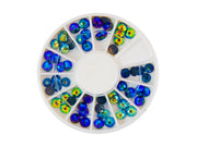 Nails Factory Strasssteine Rondell Mix Bunt Rund