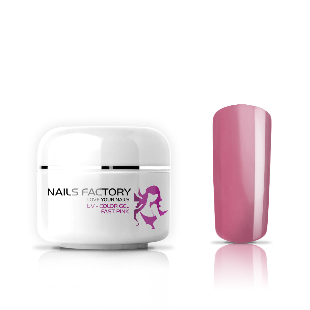 Nails Factory UV Farbgel Fast Pink 5ml Ready for Easter