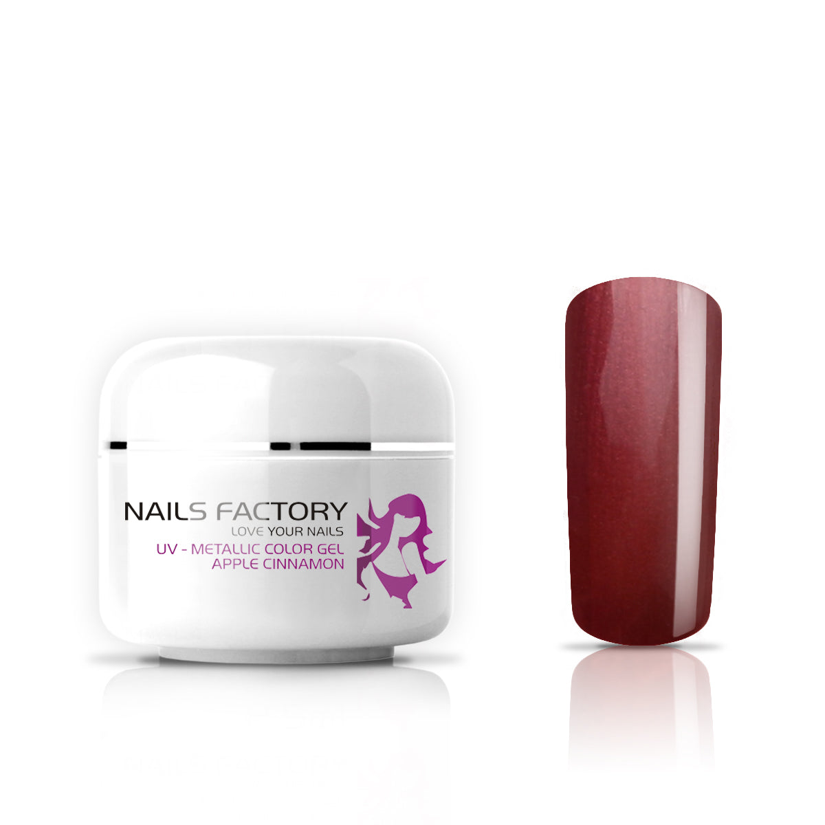 Nails Factory UV Farbgel Metallic Apple Cinamon Herbst Set