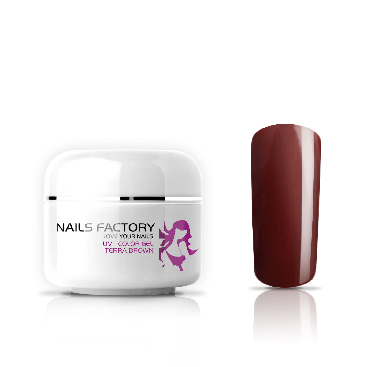 Nails Factory UV Farbgel Terra Brown Herbst Set