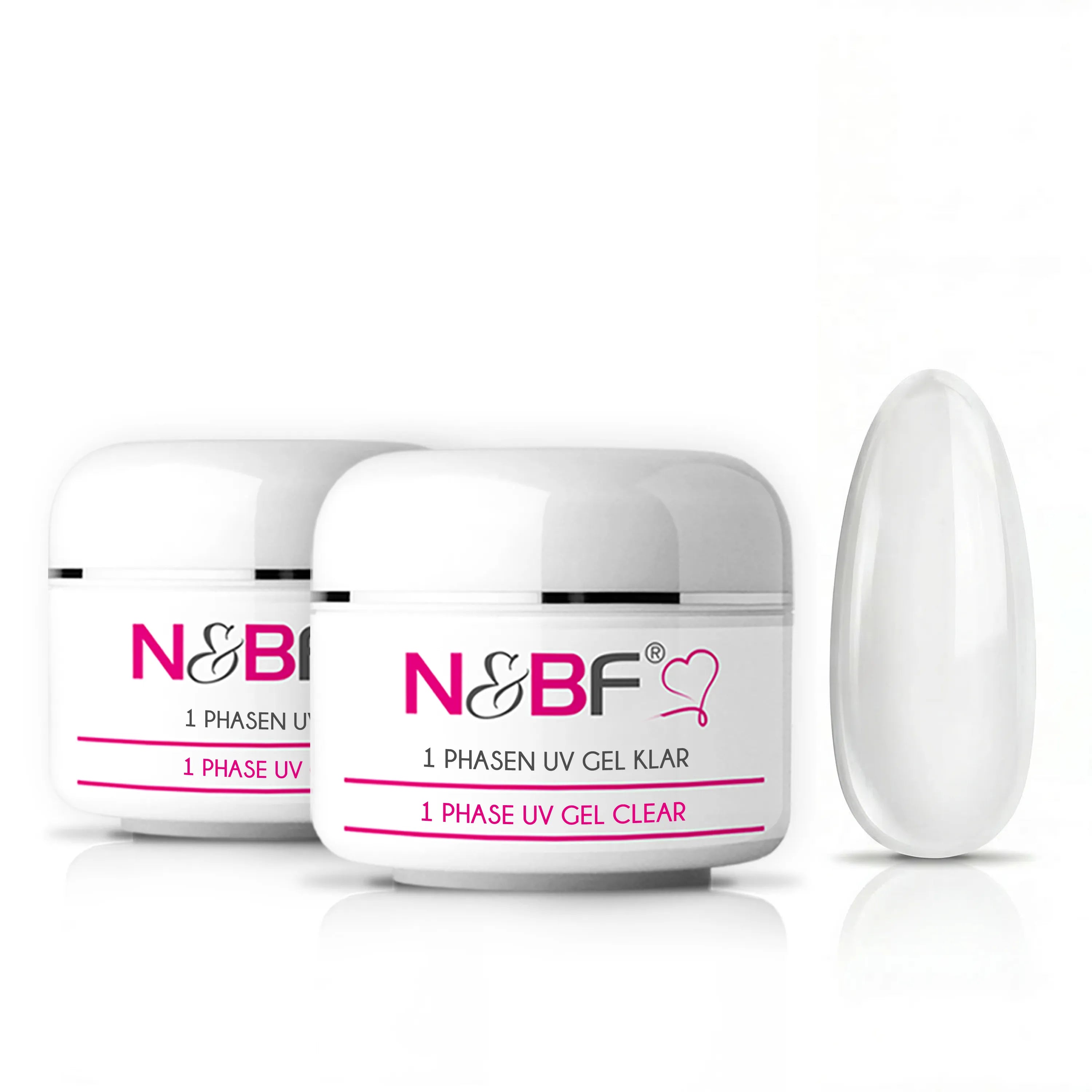 1-Phasen UV Gel klar mittelviskos 2x30ml